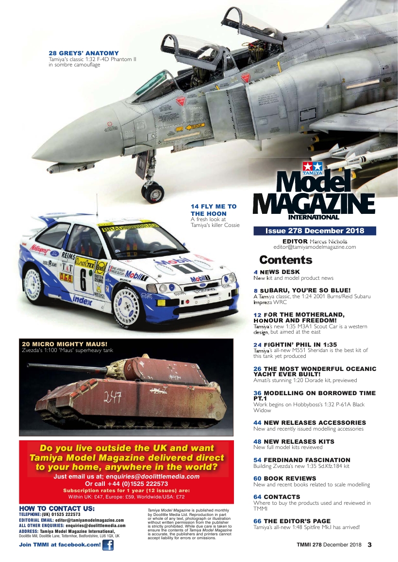Tamiya Model Magazine 278 (2018-12)